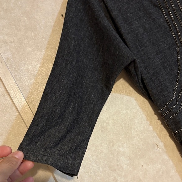 Nikibiki Black Blouse with Silver Accents - Picture 5 of 12